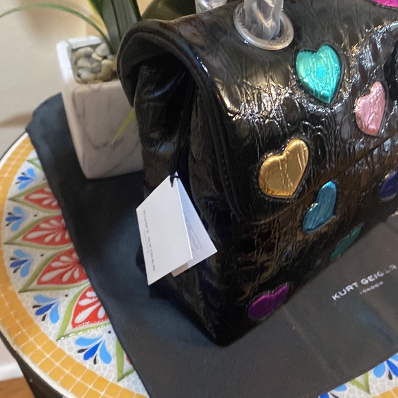 kurt Geiger London Kensington Soft Love Convertible Leather Shoulder Bag - Picture 11 of 12